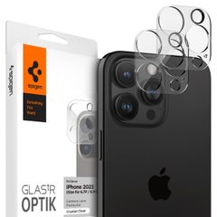 Spigen GLAStR EZ Fit Optik Protection d'objectif de caméra (pack de 2) Apple iPhone 14 Pro / 14 Pro Max - Crystal Clear