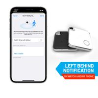 Fixed Tag - Tracker Bluetooth pour iOS - 2 pack - Noir / Blanc