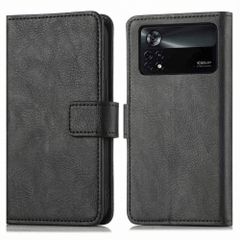 imoshion Étui de télephone portefeuille Xiaomi Poco X4 Pro 5G - Noir