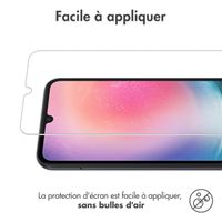 imoshion Protection d'écran en verre trempé pour Samsung Galaxy A25 (5G) - Transparent