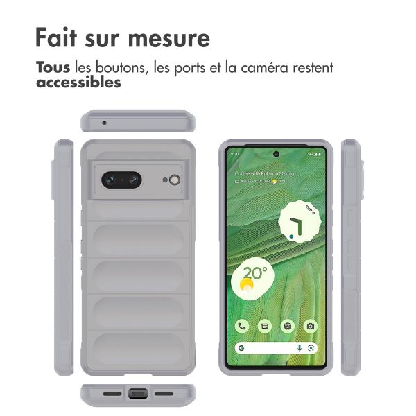 imoshion Coque arrière EasyGrip Google Pixel 7 - Gris