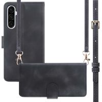 imoshion Etui de télephone portefeuille avec cordon Samsung Galaxy A36 - Noir