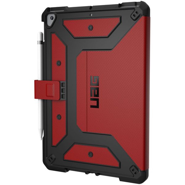 UAG Coque tablette Metropolis Apple iPad 9 (2021) 10.2 pouces / iPad 8 (2020) 10.2 pouces / iPad 7 (2019) 10.2 pouces - Rouge