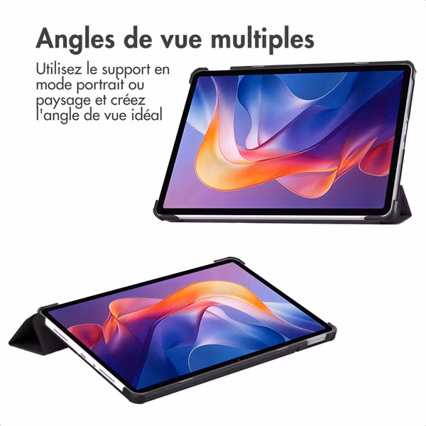 imoshion Coque tablette Trifold Xiaomi Redmi Pad 2 - Noir