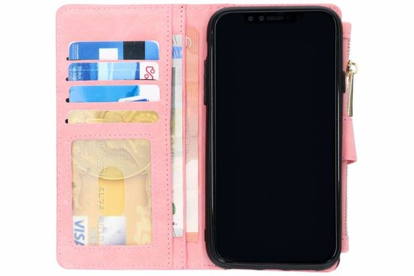Porte-monnaie de luxe iPhone Xr - Rose