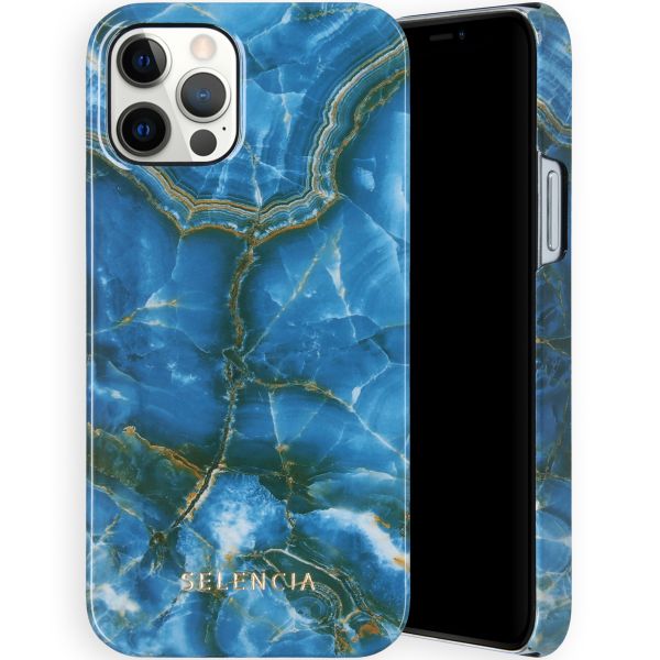 Selencia Coque Maya Fashion iPhone 12 (Pro) - Onyx Blue