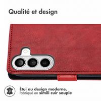 imoshion Étui de télephone portefeuille de luxe Samsung Galaxy A27 (5G) - Bordeaux