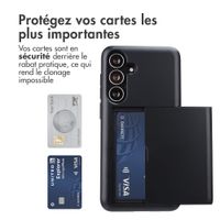 imoshion Coque arrière avec porte-cartes Samsung Galaxy S25 FE - Noir