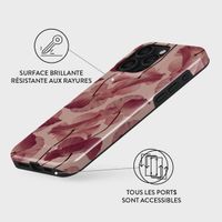 Burga Coque arrière Tough iPhone 15 Pro - Tender Kiss