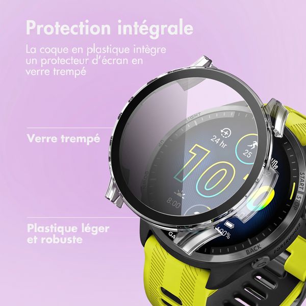 imoshion Coque rigide à couverture complète Garmin Forerunner 965 - Transparent