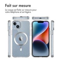 imoshion Coque Pailletée avec MagSafe iPhone 14 - Argent