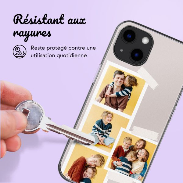 Coque personnalisée avec pellicule N°1 iPhone 13 - Transparent