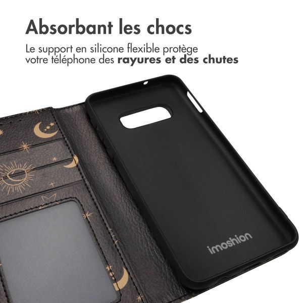 imoshion ﻿Étui de téléphone portefeuille Design Samsung Galaxy S10e - Sky Black