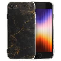 imoshion Coque Design iPhone SE (2022 / 2020) / 8 / 7 / 6s - Black Marble