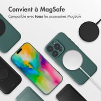 imoshion Coque Couleur avec MagSafe Apple iPhone 16 Pro - Vert foncé