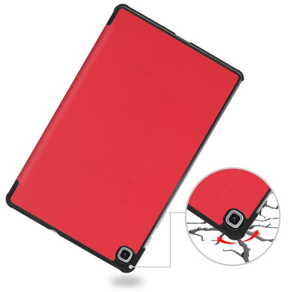 imoshion Coque tablette Trifold Samsung Galaxy Tab S6 Lite / Tab S6 Lite (2022) / Tab S6 Lite (2024) - Rouge