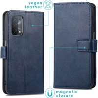 imoshion Étui de télephone portefeuille Oppo A74 (5G) / A54 (5G) - Bleu foncé