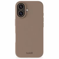 Holdit Coque Silicone Apple iPhone 16 Plus - Mocha Brown