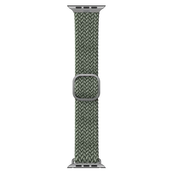 Uniq Bracelet tressé Aspen Apple Watch Series 1 t/m 11 / SE / Ultra (44/45/46/49 mm) - Cypress Green