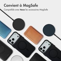imoshion Rugged Hybrid Carbon Case avec MagSafe Apple iPhone 17 Pro Max - Noir