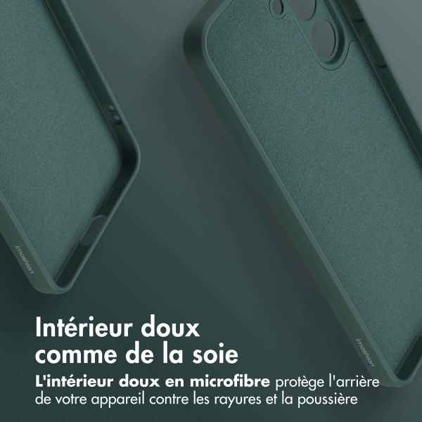 imoshion Coque Couleur avec MagSafe Samsung Galaxy S25 FE - Vert foncé