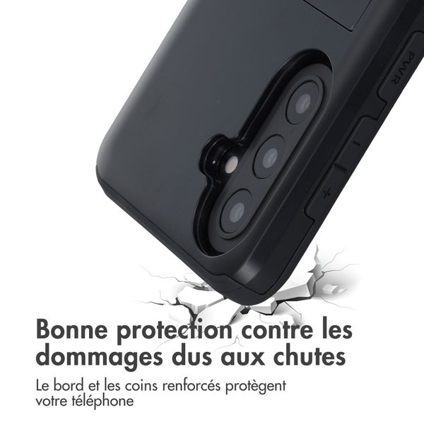 imoshion Coque arrière avec porte-cartes Samsung Galaxy A57 (5G) - Noir