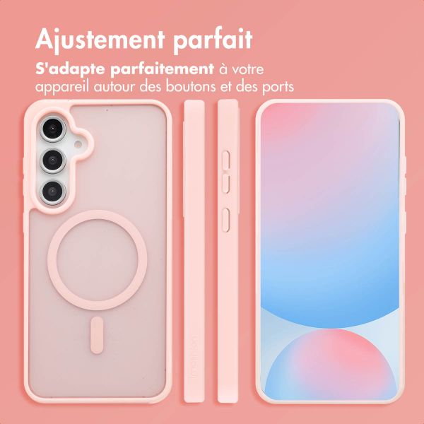imoshion Coque Color Guard avec MagSafe Samsung Galaxy S24 FE - Rose clair