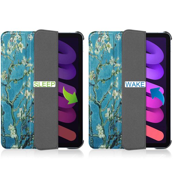 imoshion Coque tablette Apple iPad Mini 7 (2024) / iPad Mini 6 (2021) - Green Plant