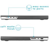 imoshion Coque Laptop pour MacBook Pro 16 pouces (2021) / Pro 16 pouces (2023) M3 chip - A2485 / A2780 / A2991 / A3186 / A3403 - Noir