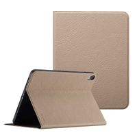 Selencia Coque tablette Riva Apple iPad Air 11 pouces (2025) M3 / (2024) M2 / Air 5 (2022) / Air 4 (2020) - Beige