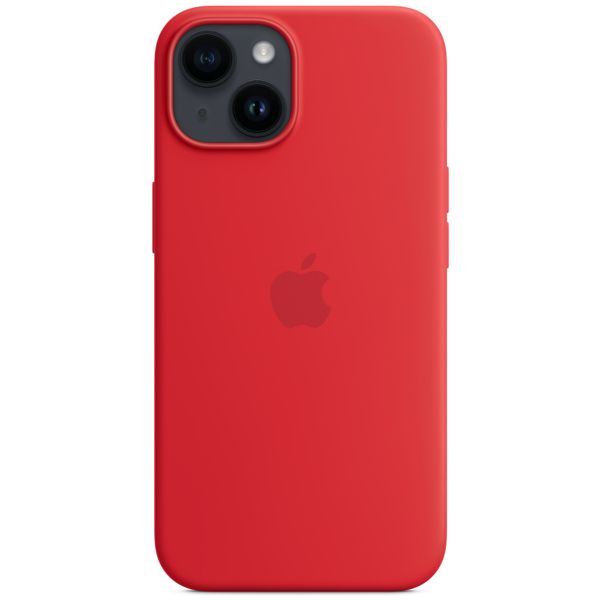 Apple Coque en silicone MagSafe iPhone 14 - Rouge