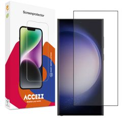 Accezz Protection d'écran en verre trempé Full Cover Samsung Galaxy S23 Ultra
