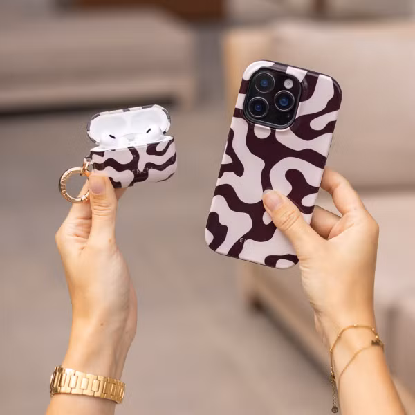 Selencia Coque Vivid Apple AirPods Pro - Art Wave Black