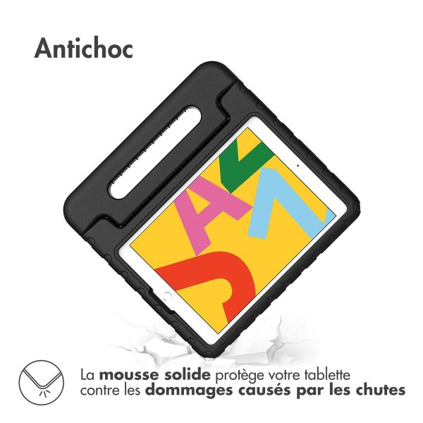 imoshion Coque kidsproof avec poignée Apple iPad 9 (2021) 10.2 pouces / iPad 8 (2020) 10.2 pouces / iPad 7 (2019) 10.2 pouces - Noir