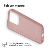 imoshion Coque Couleur iPhone 15 Pro - Dusty Pink