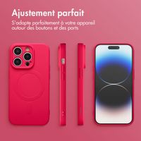 imoshion Coque Couleur avec MagSafe Apple iPhone 14 Pro - Neon Pink