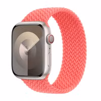 Apple Bracelet Solo tressé Apple Watch Series 1 - 11 / SE / Ultra (44/45/46/49 mm) - Taille 12 - Guava