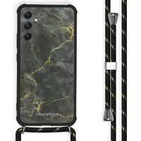 imoshion Coque Design avec cordon Samsung Galaxy A34 (5G) - Black Marble