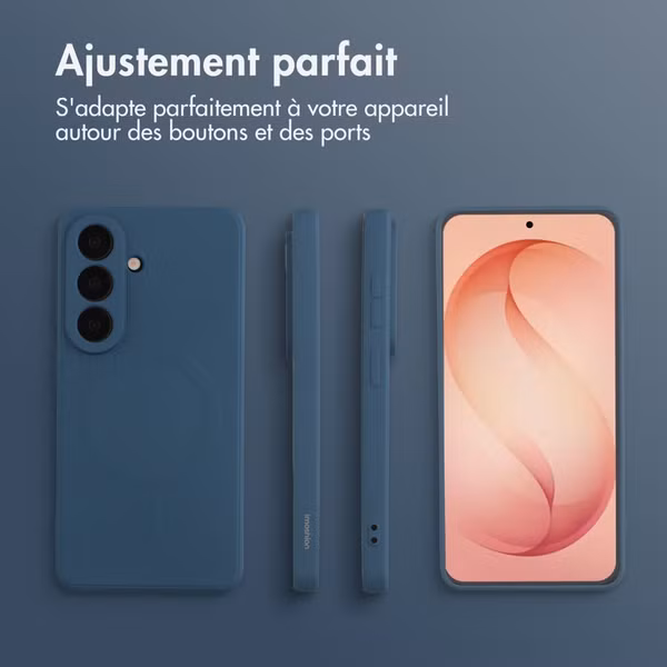 imoshion Coque Couleur avec MagSafe Samsung Galaxy S26 Plus - Bleu foncé
