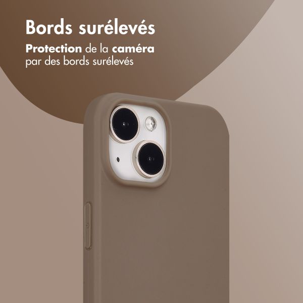 imoshion Coque Couleur Apple iPhone 15 - Marron
