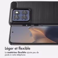 imoshion Coque Brushed Motorola Edge 60 Fusion - Noir