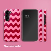 Selencia Coque arrière Vivid Samsung Galaxy S23 - Wave Vibes Lipstick