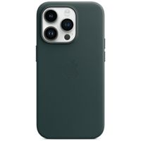 Apple Coque Leather MagSafe Apple iPhone 14 Pro - Forest Green