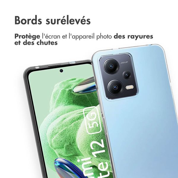 Accezz Coque Clear Xiaomi Redmi Note 12 (4G) - Transparent