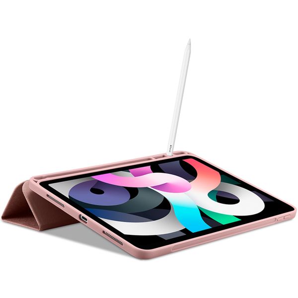 Spigen Coque tablette Urban Fit iPad Air 11 pouces (2024) M2 / Air 5 (2022) / Air 4 (2020) - Rosé Champagne