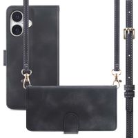 imoshion Etui de télephone portefeuille avec cordon Apple iPhone 16 - Noir