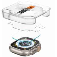 Spigen Protection d'écran EZ FIT Glas.tR avec applicateur Apple Watch Ultra - 49 mm - Transparent