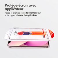 Accezz Protection d'écran en verre trempé avec applicateur - 2-pack Apple iPhone 17e / 16e / 15 / 14 / 13 / 13 Pro