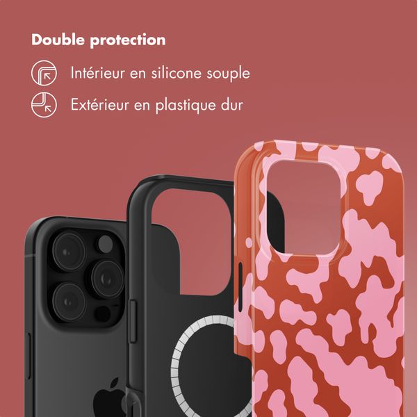 Selencia Coque arrière Vivid avec MagSafe Apple iPhone 16 Pro - Moo’d Blush Pink