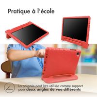 imoshion Coque kidsproof avec poignée iPad 11 (2025) 11 pouces / iPad 10 (2022) 10.9 pouces - Rouge